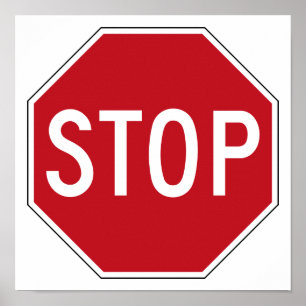 Verenigde Staten stoppen met ondertekenen Poster