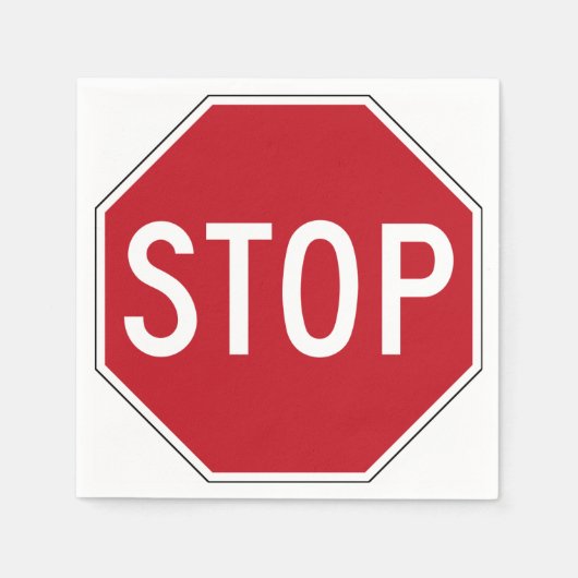 Verenigde Staten stoppen met ondertekenen Servetten (Voorkant)