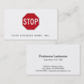 Verenigde Staten stoppen met ondertekenen Visitekaartje (Voorkant / Achterkant)