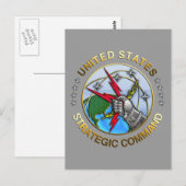 Verenigde Staten Strategic Command Briefkaart (Voorkant / Achterkant)