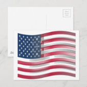 Verenigde Staten: Stripes & Stars in Bold Design Briefkaart (Voorkant / Achterkant)