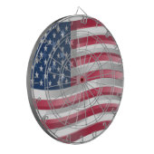 Verenigde Staten: Stripes & Stars in Bold Design Dartbord (Voorkant Links)