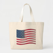 Verenigde Staten: Stripes & Stars in Bold Design Grote Tote Bag (Voorkant)