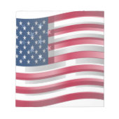Verenigde Staten: Stripes & Stars in Bold Design Notitieblok (Voorkant)