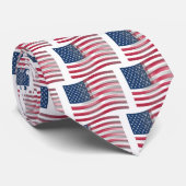 Verenigde Staten: Stripes & Stars in Bold Design Stropdas (Opgerold)