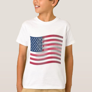 Verenigde Staten: Stripes & Stars in Bold Design T-shirt