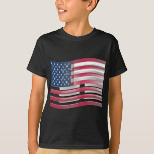 Verenigde Staten: Stripes & Stars in Bold Design T-shirt