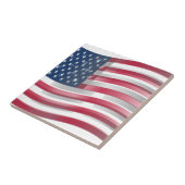 Verenigde Staten: Stripes & Stars in Bold Design Tegeltje (Zijkant)