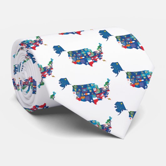 Verenigde Staten Stropdas (Opgerold)