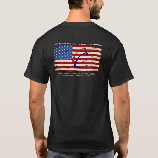 Verenigde Staten T-shirt (Achterkant)