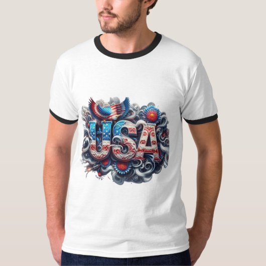 Verenigde Staten T-shirt (Voorkant)