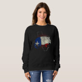 Verenigde Staten Texas Patriotic Wildlife Animal T Trui (Voorkant volledig)