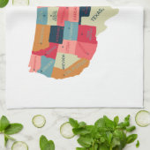 Verenigde Staten Theedoek (Gevouwen)