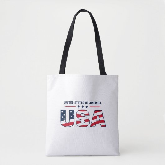 Verenigde Staten Tote Bag (Voorkant)