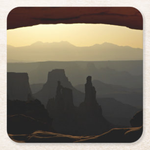 Verenigde Staten, Utah, Canyonlands National Park Kartonnen Onderzetters