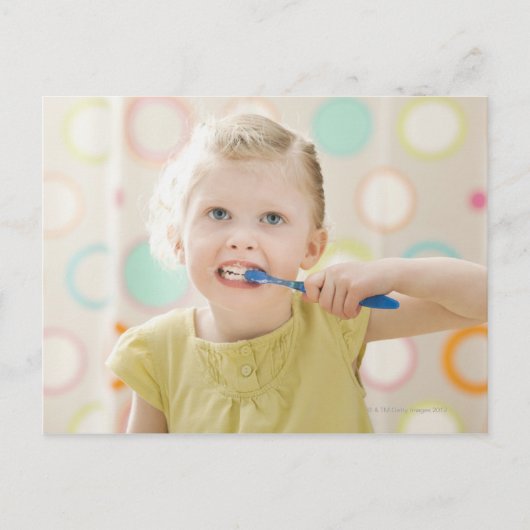 Verenigde Staten, Utah, Lehi, meisje (2-3) die tan Briefkaart (Voorkant)