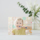 Verenigde Staten, Utah, Lehi, meisje (2-3) die tan Briefkaart (Staand voorkant)