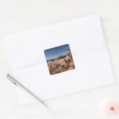 Verenigde Staten, Utah, Moab. Nationaal Park Canyo Vierkante Sticker (Envelop)