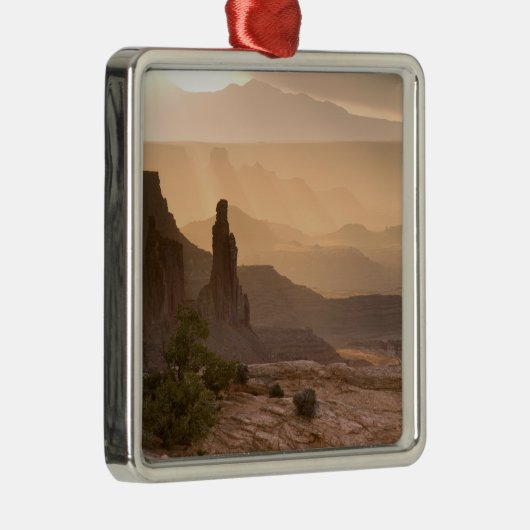 Verenigde Staten; Utah; Nationaal Park Canyonlands Metalen Ornament (Rechts)