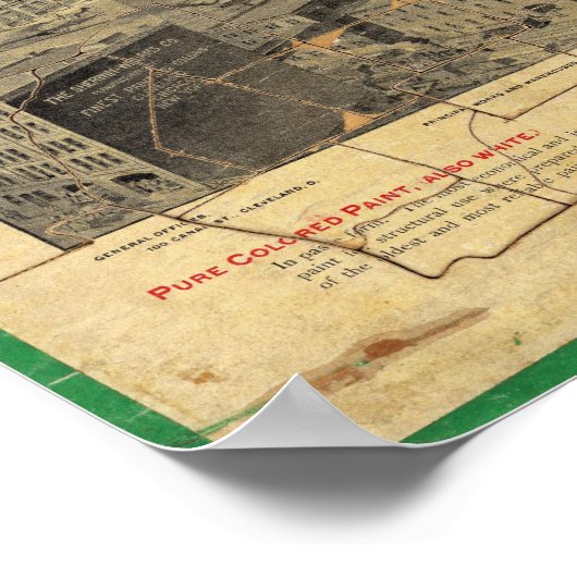 Verenigde Staten van Amerika 10 Poster (Hoek)