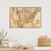 Verenigde Staten van Amerika 11 Poster (Keuken)