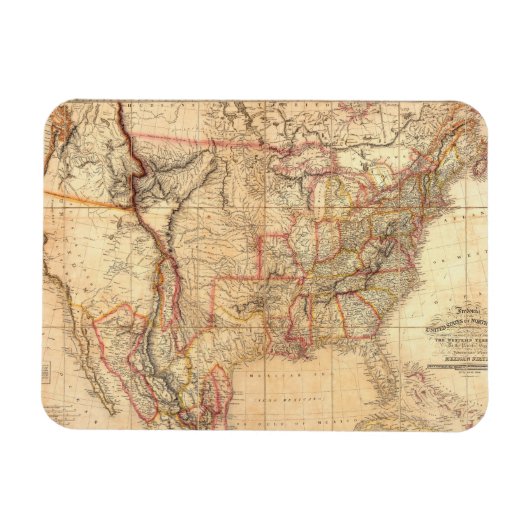 Verenigde Staten van Amerika 12 Magneet (Horizontaal)
