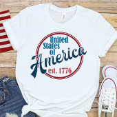 Verenigde Staten van Amerika. 1776 Patriottisch T-shirt