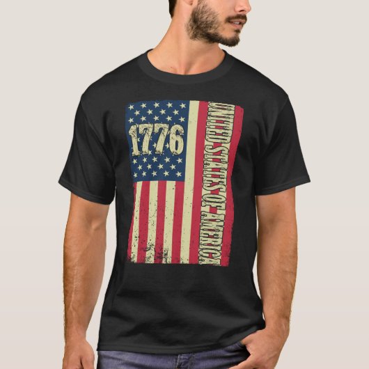 Verenigde Staten van Amerika 1776 T-shirt (Voorkant)
