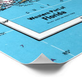 "Verenigde Staten van Amerika: 2015/heute Florida Poster (Hoek)