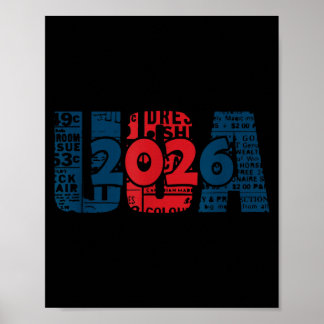 Verenigde Staten van Amerika - 250 Jaar - 2026 - V Poster