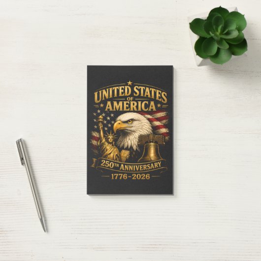 Verenigde Staten van Amerika 250e verjaardag Adela Post-it® Notes (Kantoor)