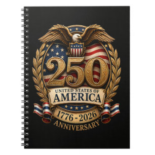 Verenigde Staten van Amerika 250e verjaardag Notitieboek