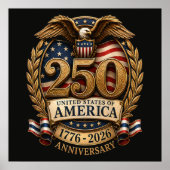 Verenigde Staten van Amerika 250e verjaardag Poster (Voorkant)
