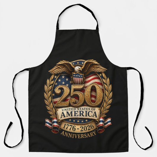 Verenigde Staten van Amerika 250e verjaardag Schort (Voorkant)