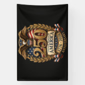 Verenigde Staten van Amerika 250e verjaardag Spandoek (Verticaal)