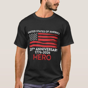 Verenigde Staten van Amerika 250ste verjaardag 177 T-shirt