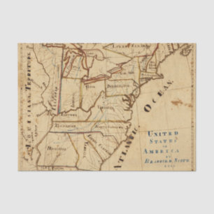 Verenigde Staten van Amerika 2 Tissuepapier