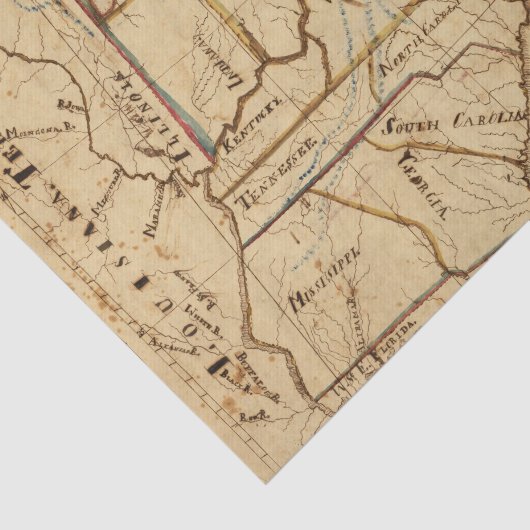 Verenigde Staten van Amerika 2 Tissuepapier (Detail)