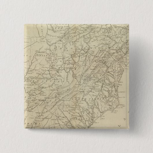 Verenigde Staten van Amerika 2 Vierkante Button 5,1 Cm (Voorkant)
