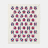 Verenigde Staten van Amerika 50 Staten Fleece Blan Deken (Voorkant)