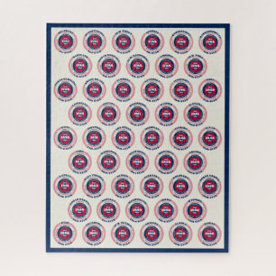 Verenigde Staten van Amerika 50 Staten Patriottisc Legpuzzel