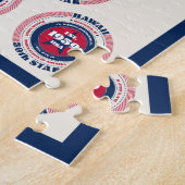 Verenigde Staten van Amerika 50 Staten Patriottisc Legpuzzel (Zijkant)