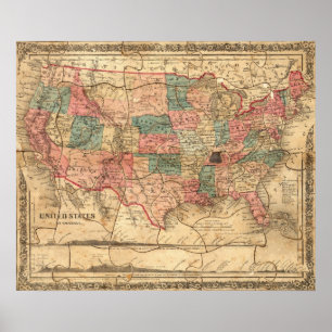 Verenigde Staten van Amerika 5 Poster