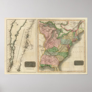 Verenigde Staten van Amerika 8 Poster