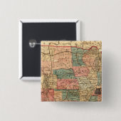 Verenigde Staten van Amerika 8 Vierkante Button 5,1 Cm (Voorkant /achterkant)