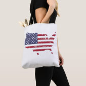 Verenigde Staten van Amerika als vlag van de VS Tote Bag (Dichtbij)