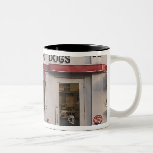 Verenigde Staten van Amerika, Arizona, Bisbee: Sha Tweekleurige Koffiemok (Rechts)