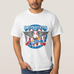 Verenigde Staten van Amerika Bald Eagle Patriotic T-shirt