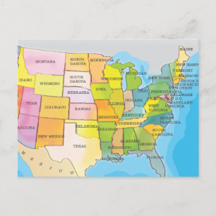 Verenigde Staten van Amerika Briefkaart