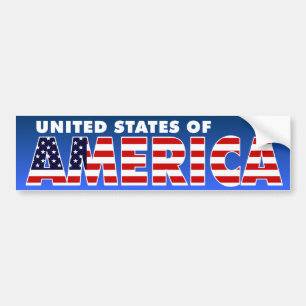 Verenigde Staten van Amerika Bumpersticker